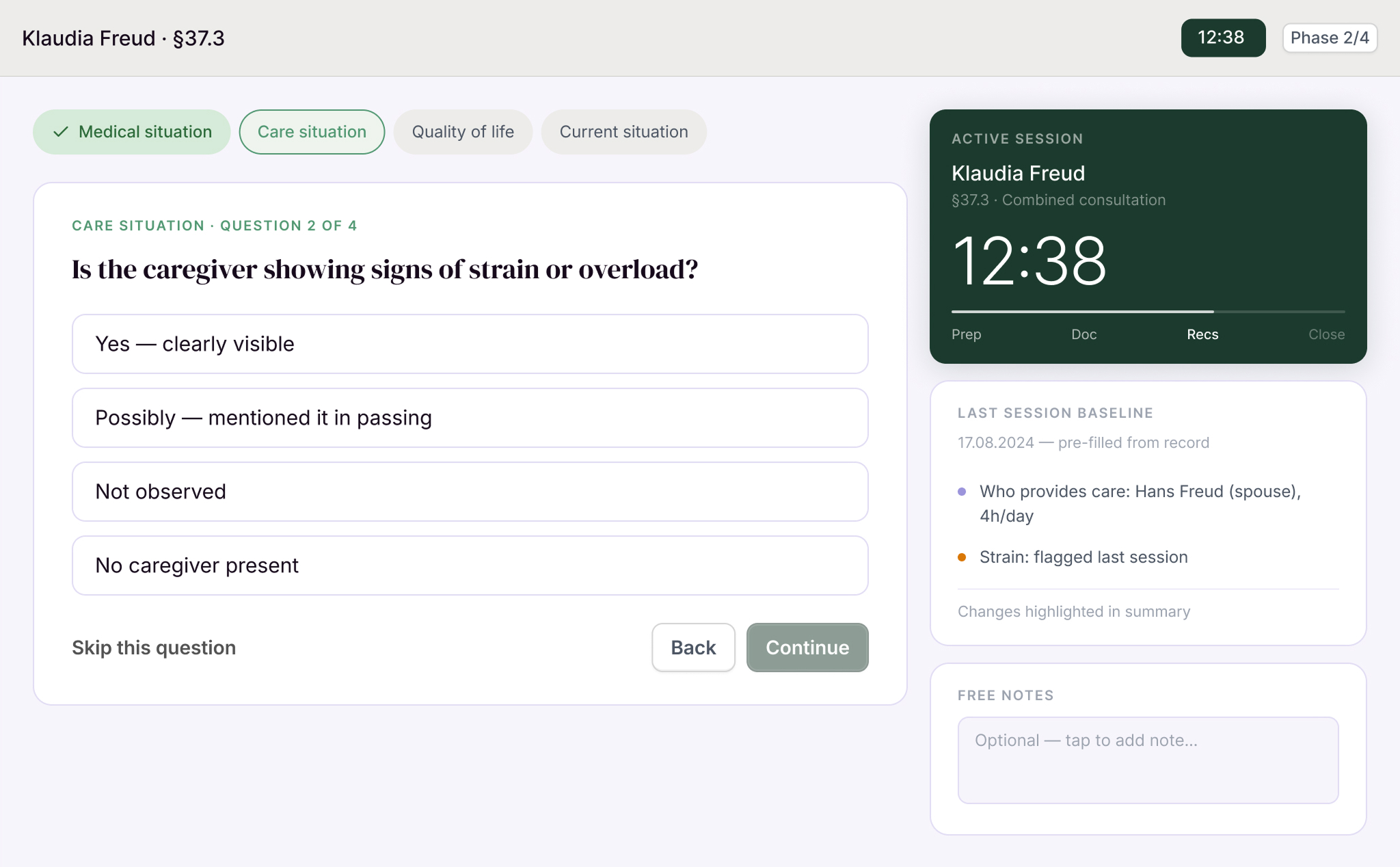 Agent-built interface v2